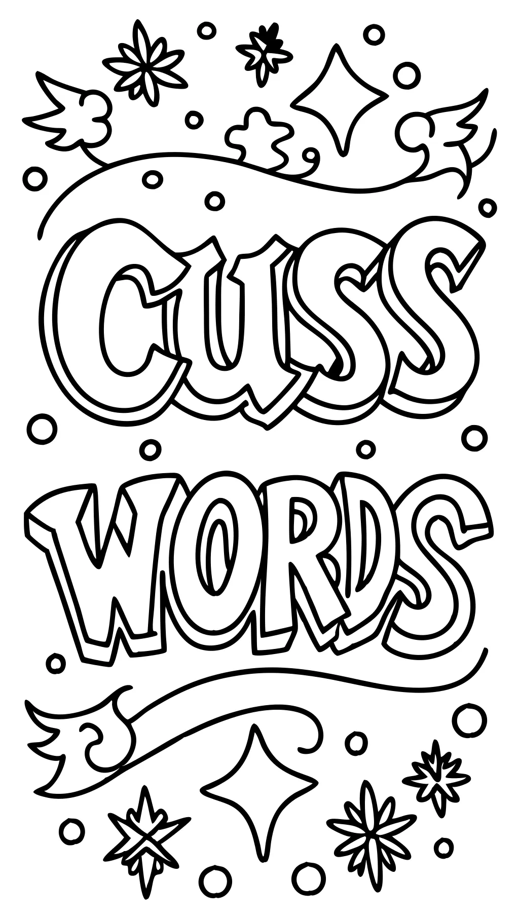 free cuss word coloring pages